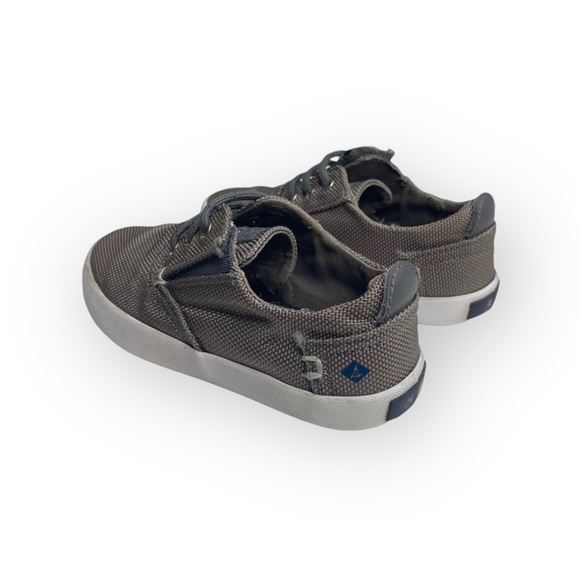 Sperry Top-Sider ™ ® ✌︎︎  Bodie Jr Boat Shoe Slip On Sneaker ✌︎︎ Grey Boy’s 8.5 - Picture 7 of 16